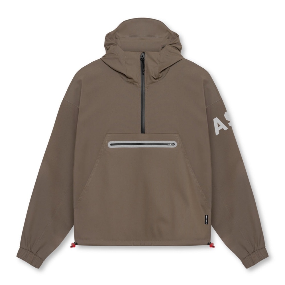 0717. Weather-Ready Anorak Jacket - Deep Taupe